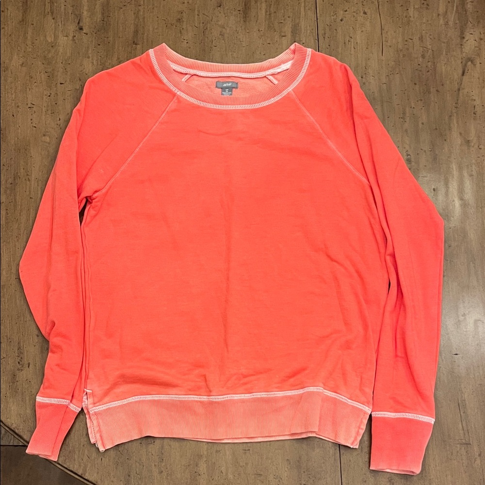 Aerie Vibrant Coral Crewneck Top